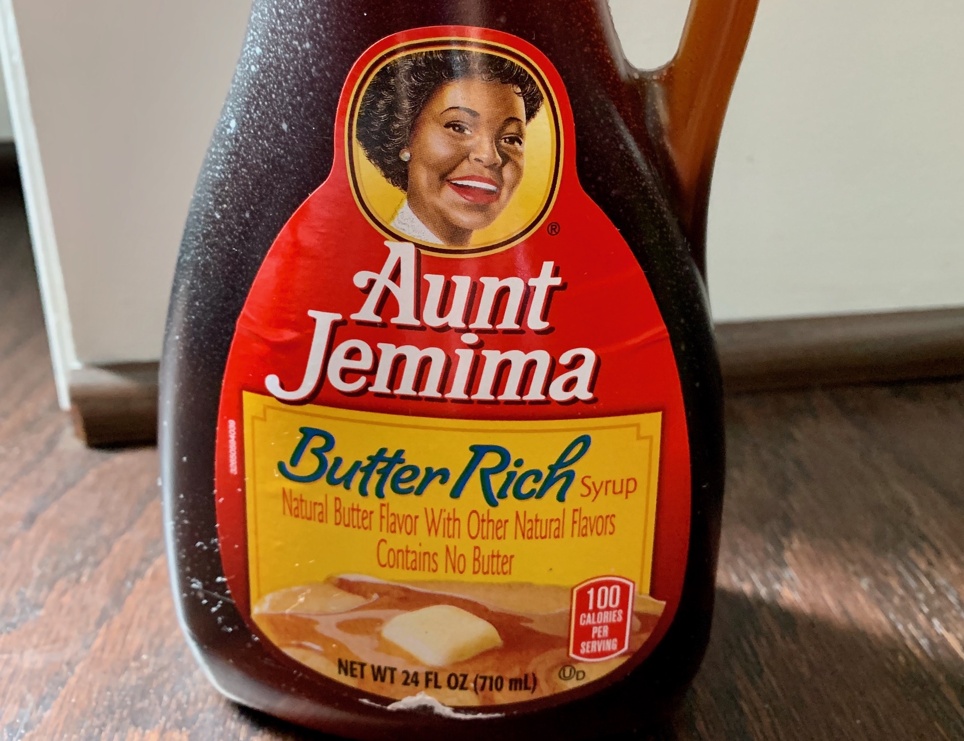 Aunt Jemima Syrup.