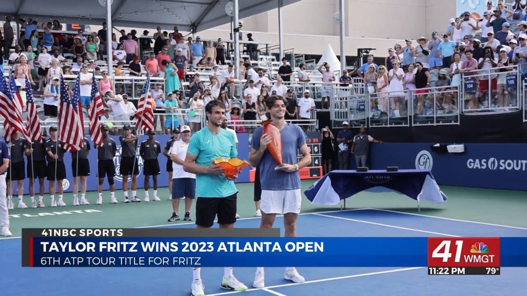 Taylor Fritz Wins 6th ATP Tour Title As He Captures The 2023 Atlanta Open