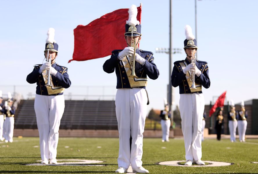 Dozens of Michigan high school marching bands show their talents at