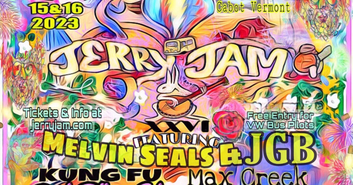 Jerry Jam to Relocate to Vermont, Delivers 2023 Artist Lineup