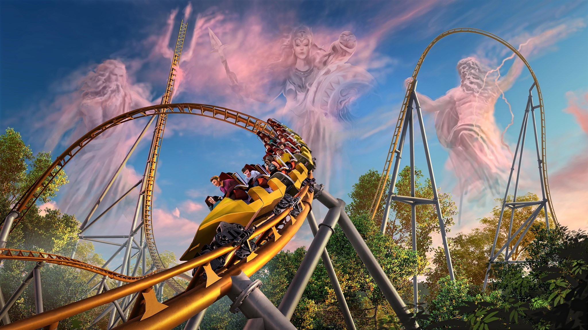 Pantheon, a Record-Breaking New Roller Coaster, Will Open ...